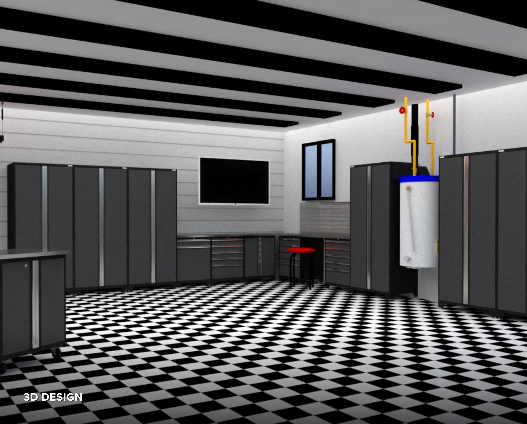 Image of a 3D rendering design concept